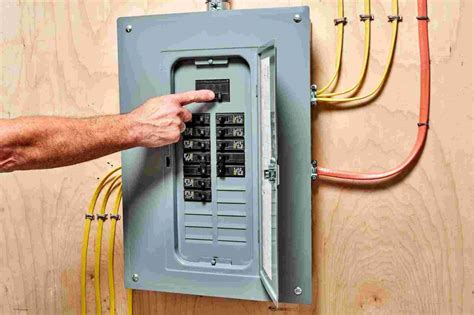 does the service electric box shut off|power off before breaker box.